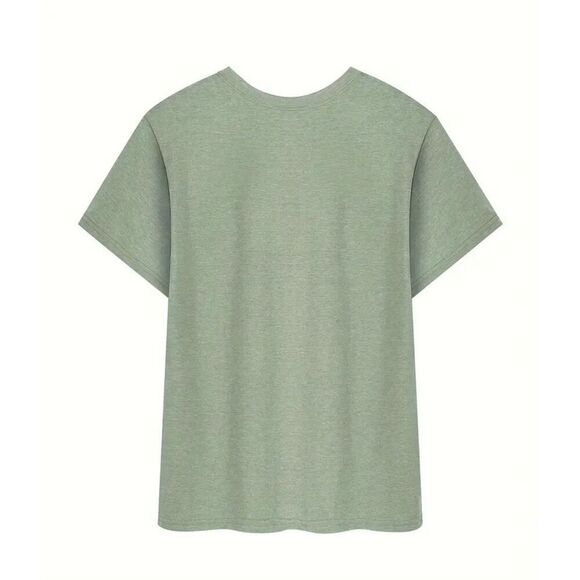 Graphic T-Shirt Soft Rayon Blend Short Sleeve Crew Neck Casual Top XL POUR SOME - Picture 2 of 3